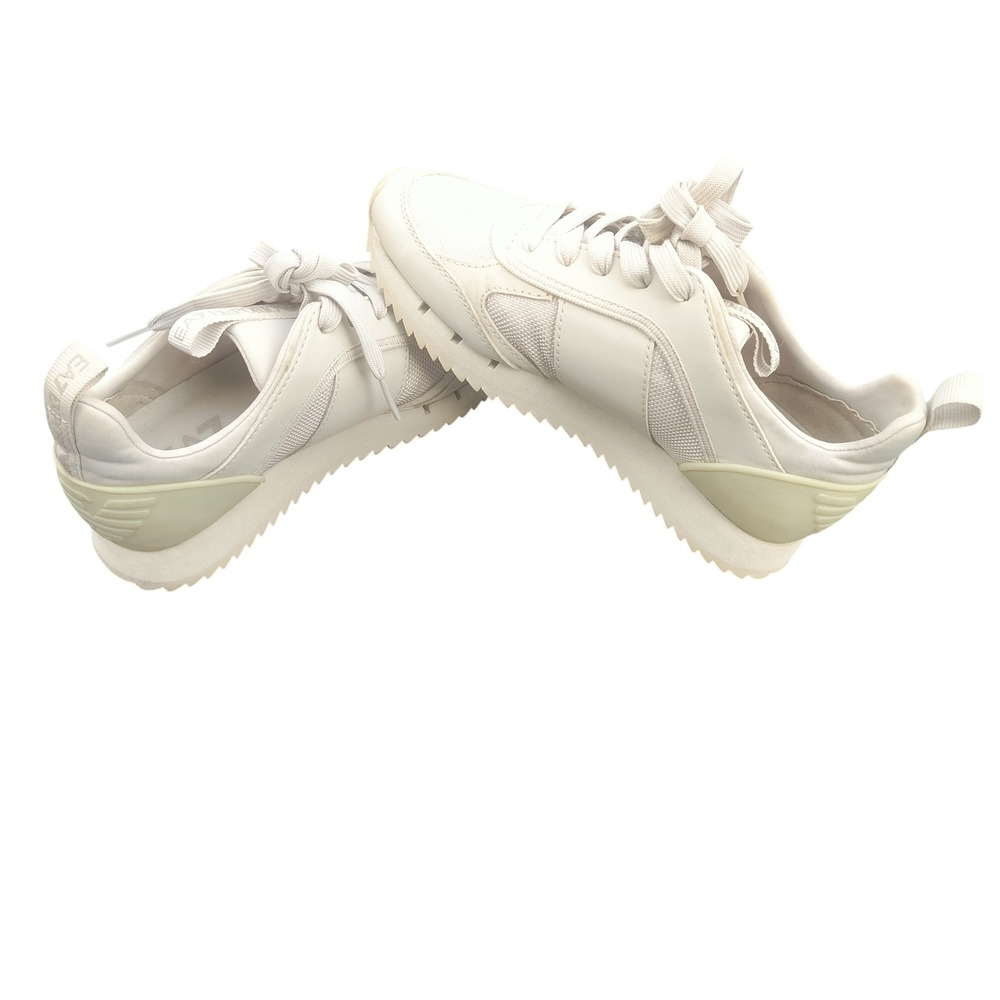 EA7 Emporio Armani Womens Sneakers White Mesh Athletic Shoes X8X027-XK316 US 4.5